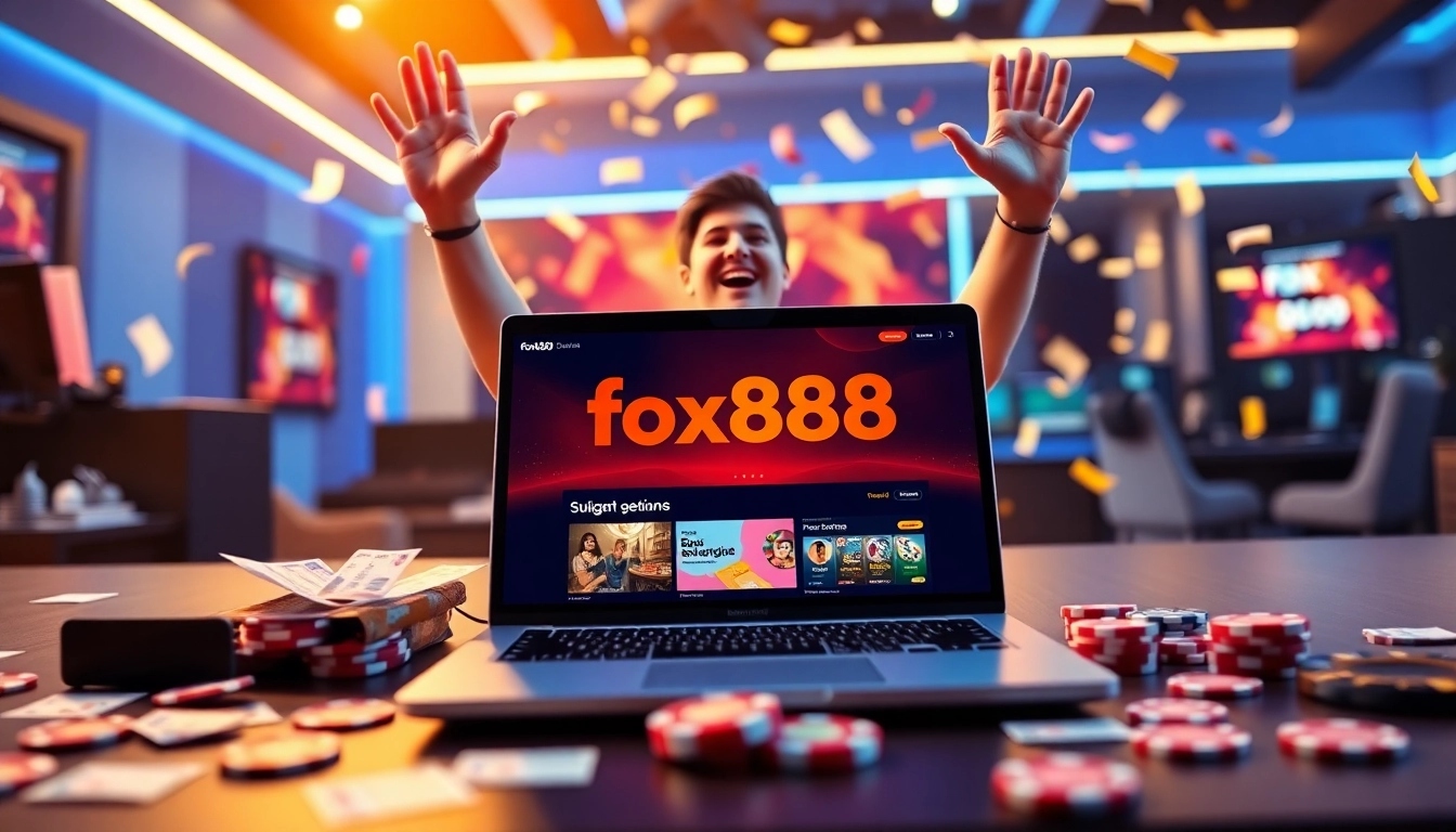 Celebrate your wins with fox888 as you enjoy the thrill of online betting.