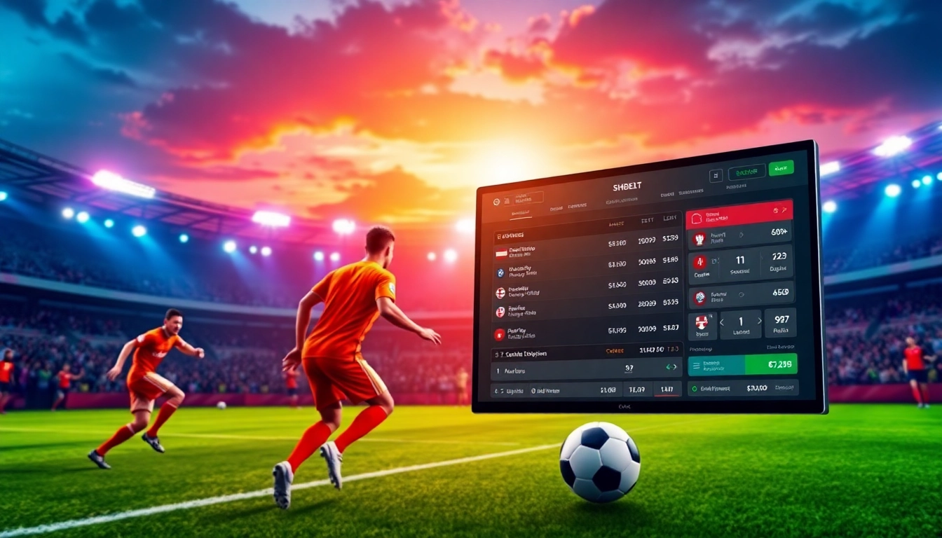 Experience thrilling online sports betting at https://shbettt.net/ with vibrant football action!