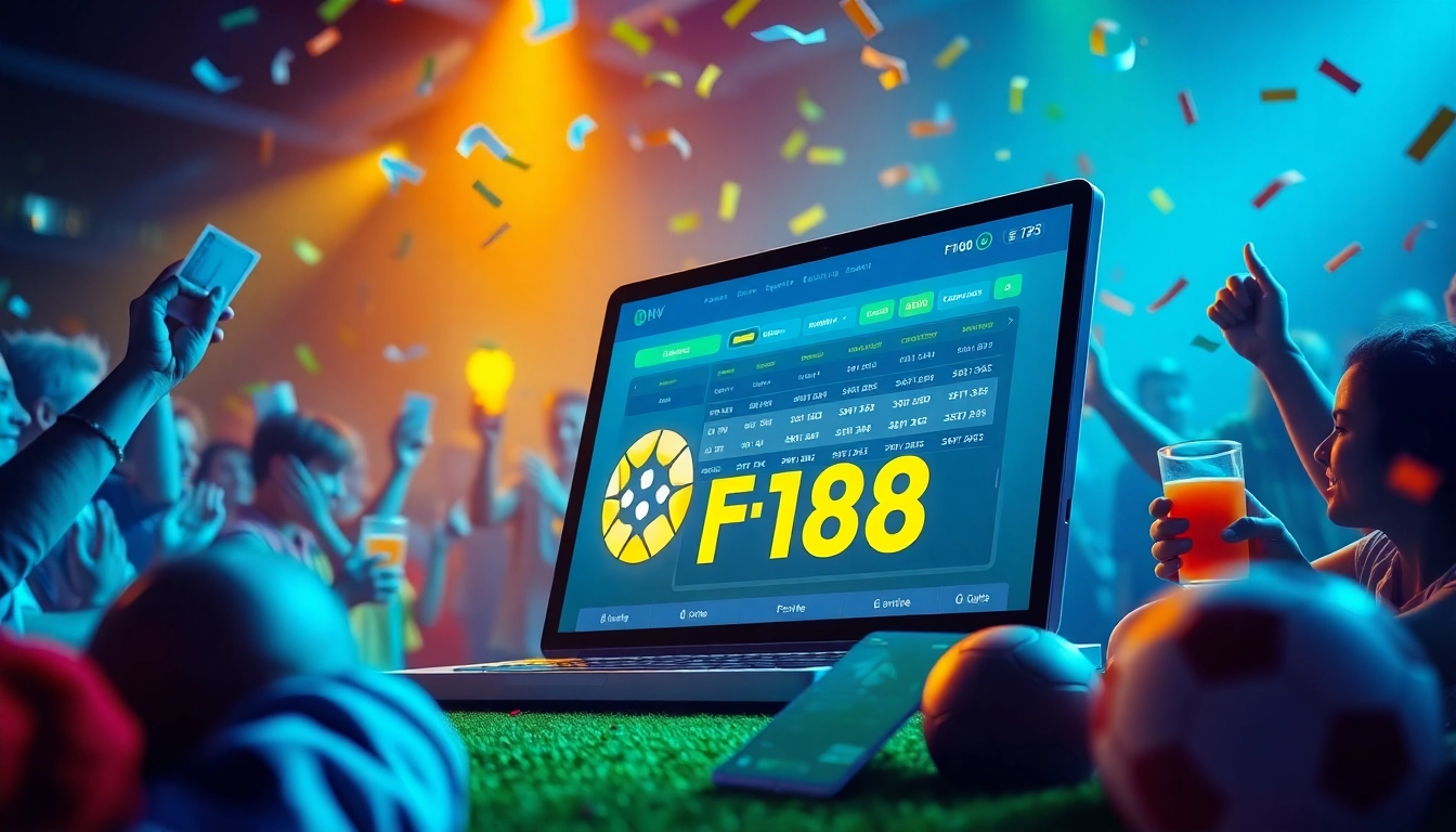 Experience thrilling sports betting with https://f168.group/, featuring an engaging interface and cheering fans.