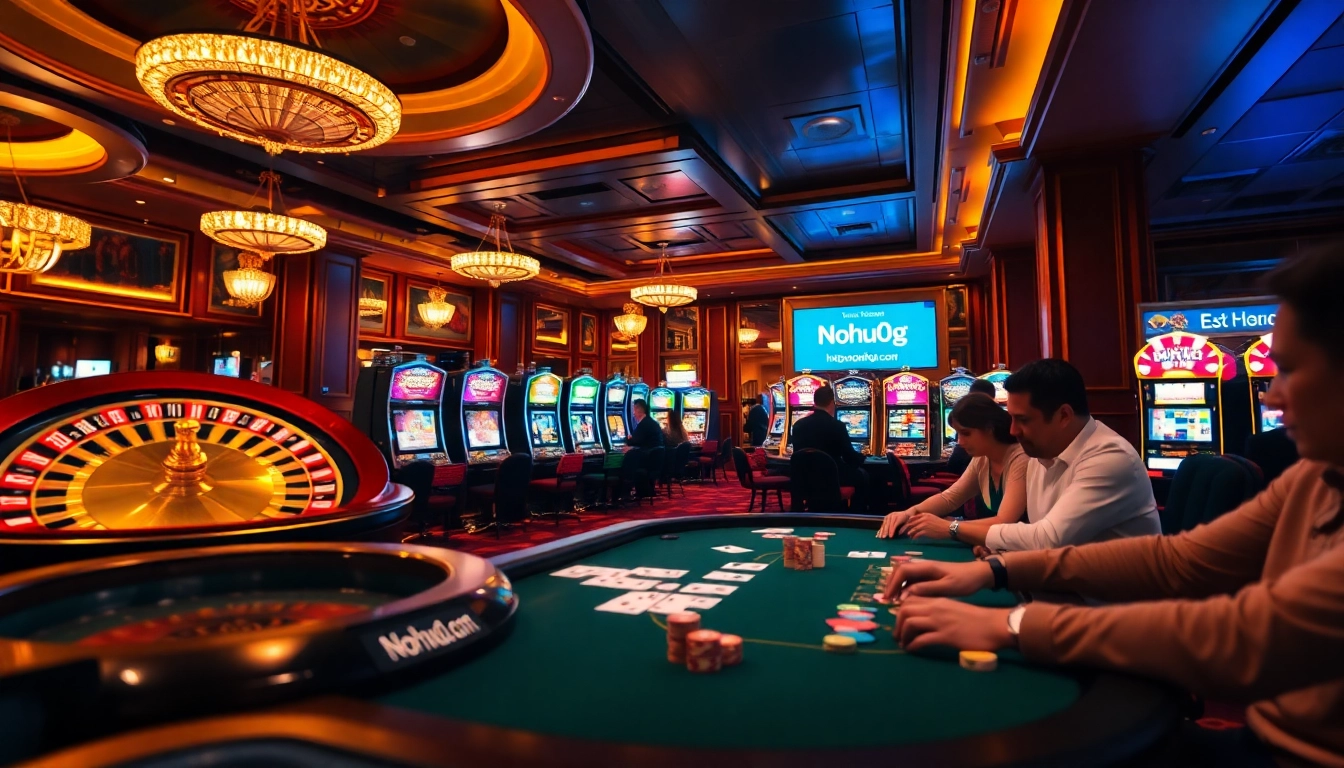 Dive into the excitement of casino gaming at https://nohu90g.com with thrilling roulette and vibrant slot machines.