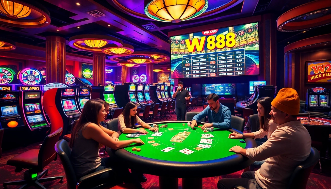 Explore the excitement of gambling at trang chủ WW88 with vibrant casino games and thrilling action.