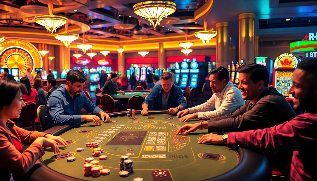 Experience the thrill of poker at https://tylekeouytin.com/, showcasing intense players with vibrant chips.