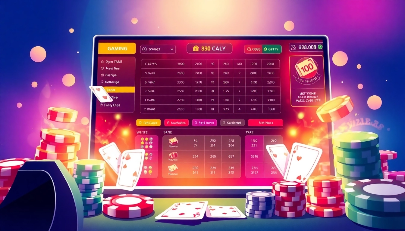 Experience thrilling gaming at Nhà cái TT88 with a vibrant online gambling interface featuring dynamic elements.