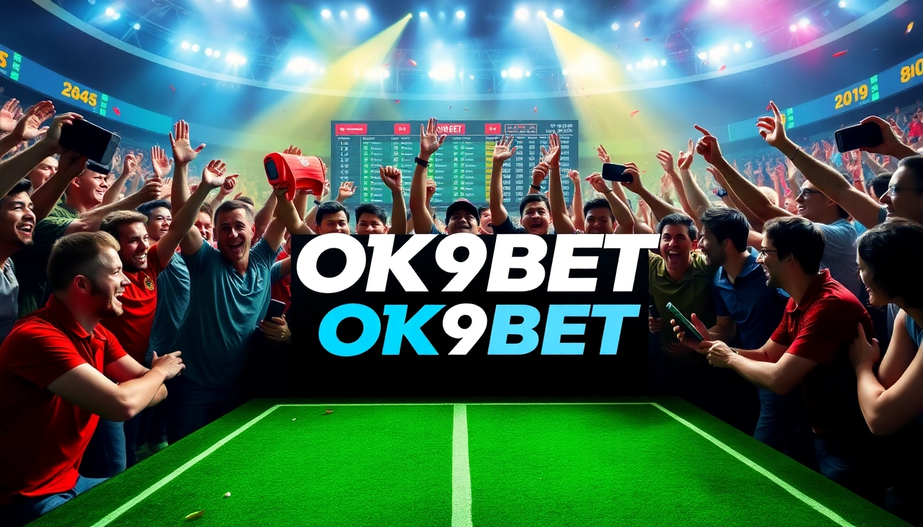 Experience thrilling moments with OK9BET as fans cheer during a lively sports event.